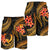 Pohnpei Micronesian Men Shorts - Gold Plumeria - Polynesian Pride