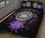 American Samoa Polynesian Quilt Bed Set Hibiscus Purple - Polynesian Pride