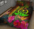 Vanuatu Polynesian Personalised Quilt Bed Set - Hibiscus and Banana Leaves - Polynesian Pride