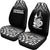 New Caledoni Car Seat Covers - New Caledoni Coat Of Arms Polynesian Tattoo Fog Black - Polynesian Pride