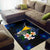 Tokelau Polynesian Area Rug - Turtle With Plumeria Flowers - Polynesian Pride