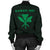 Hawaii Kanaka Polynesian Women's Bomber Jacket Green - Polynesian Pride