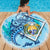 Nauru Beach Blanket - Custom Personalised Turtle Under The Sea Style - Polynesian Pride