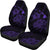 Hawaii Sea Turtle Is Swimming Toward Car Seat Covers Purple Universal Fit Purple - Polynesian Pride