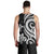 Samoa Men's Tank Top - White Tentacle Turtle - Polynesian Pride