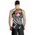 Polynesian American Samoa Men's Tank Top - Summer Plumeria (Black) - Polynesian Pride