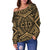 Polynesian Women's Off Shoulder Sweater 29 - Polynesian Pride