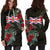 Niue Hoodie Dress - Niue Flag Hibiscus - Polynesian Pride