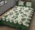 Hawaiian Quilt Bed Set Tropical Turtle Pattern - Green - Polynesian Pride