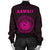 Hawaii Kakau Polynesian Coat Of Arms Women's Bomber Jacket - Pink - Polynesian Pride