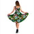 Hawaii Animals And Tropical Flowers Midi Dress - Polynesian Pride