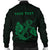 Hawaii Kakau Polynesian Anchor Personalized Men's Bomber Jacket - Green - Polynesian Pride