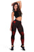 Papua New Guinea Women's Leggings - Red Tentacle Turtle Red - Polynesian Pride