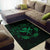 Hawaii Kanaka Turtle Hibiscus Polynesian Rug - Anthea Style Green - Polynesian Pride