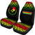 Yap Custom Personalised Car Seat Covers - Yap Flag Fog Reggae Style - Polynesian Pride