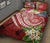 Polynesian Hawaii Quilt Bed Set - Summer Plumeria (Red) - Polynesian Pride