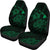 Hawaii Sea Turtle Is Swimming Toward Car Seat Covers Green Universal Fit Green - Polynesian Pride