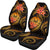 Tahiti Polynesian Car Seat Covers - Gold Plumeria - Polynesian Pride