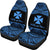 Wallis and Futuna Polynesian Car Seat Covers - Pride Blue Version - Polynesian Pride