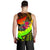 Samoa Men's Tank Top - Polynesian Hook And Hibiscus (Reggae) - Polynesian Pride