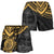 Guam Polynesian Shorts (Women) - Golden Turtle - Polynesian Pride