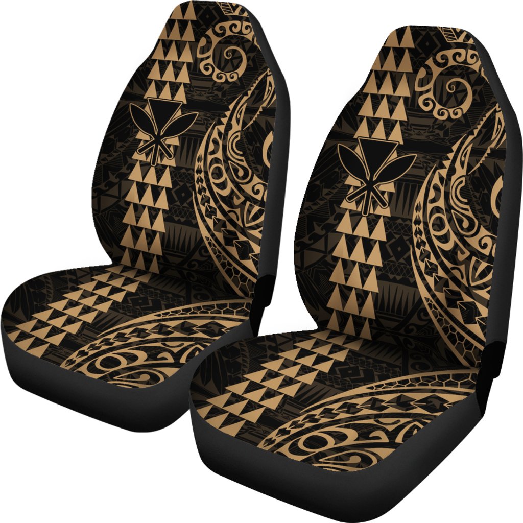 Kanaka Polynesian Car Seat Covers Gold Universal Fit Gold - Polynesian Pride