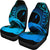 Palau Car Seat Covers - Palau Map Hibiscus And Wave Light Blue - K6 Universal Fit Blue - Polynesian Pride