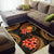 Marshall Islands Area Rug - Gold Plumeria - Polynesian Pride