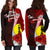 New Caledonia Polynesian Hoodie Dress - Coat Of Arm With Hibiscus - Polynesian Pride