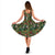 Hawaii Tropical Flamingo Hibiscus Midi Dress - Polynesian Pride