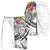 Polynesian Hawaii Men's Shorts - Summer Plumeria (White) - Polynesian Pride