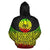 Tahiti Polynesian Custom Hoodie Reggae Pride Map nd Seal - Polynesian Pride