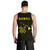 Hawaii Kakau Polynesian Turtle Map Men's Tank Top - Yellow - Polynesian Pride