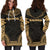 Samoa Women's Hoodie Dress - Polynesian Gold Chief - Polynesian Pride