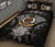 Vanuatu Polynesian Quilt Bed Set Hibiscus Gray - Polynesian Pride