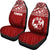 Tonga Car Seat Covers - Tonga Coat Of Arms Polynesian Tattoo Red - Polynesian Pride