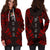 Fiji Hoodie Dress - Polynesian Tattoo Red - Polynesian Pride