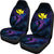 Hawaii Car Seat Covers - Hawaii Turtle And Palm Polynesian Retrospective - Polynesian Pride