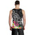 American Samoa Polynesian Men's Tank Top - Turtle Plumeria (Black) - Polynesian Pride