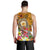 Samoa Men's Tank Top - Turtle Plumeria (Gold) - Polynesian Pride