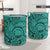 Polynesian Maori Lauhala Turquoise Hawaii Laundry Basket - Polynesian Pride