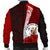 Niue Polynesian Custom Personalised Men's Bomber Jacket - Coat Of Arm With Hibiscus - Polynesian Pride