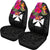 Wallis And Futuna Car Seat Covers - Polynesian Hibiscus Pattern - Polynesian Pride