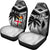 Fiji Rugby Polynesian Car Seat Covers White Universal Fit White - Polynesian Pride