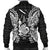 New Caledonia Polynesian Men's Bomber Jacket Map Black - Polynesian Pride