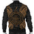 Palau Polynesian Men's Bomber Jacket Map Gold - Polynesian Pride