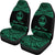 Guam Polynesian Custom Personalised Car Seat Covers - Pride Green Version - Polynesian Pride