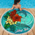 Palau Beach Blanket - Custom Personalised Tropical Flowers Style - Polynesian Pride