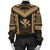 Hawaiian Kanaka Polynesian Women's Bomber Jacket Active Gold - Polynesian Pride