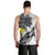 Hawaii Custom Personalised Men Tank Top - Turtle Palm Tree White - Polynesian Pride